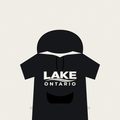 Hoodie Unisexe Lake Ontario — Noir