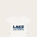 T-shirt Unisexe Lake Ontario — Blanc