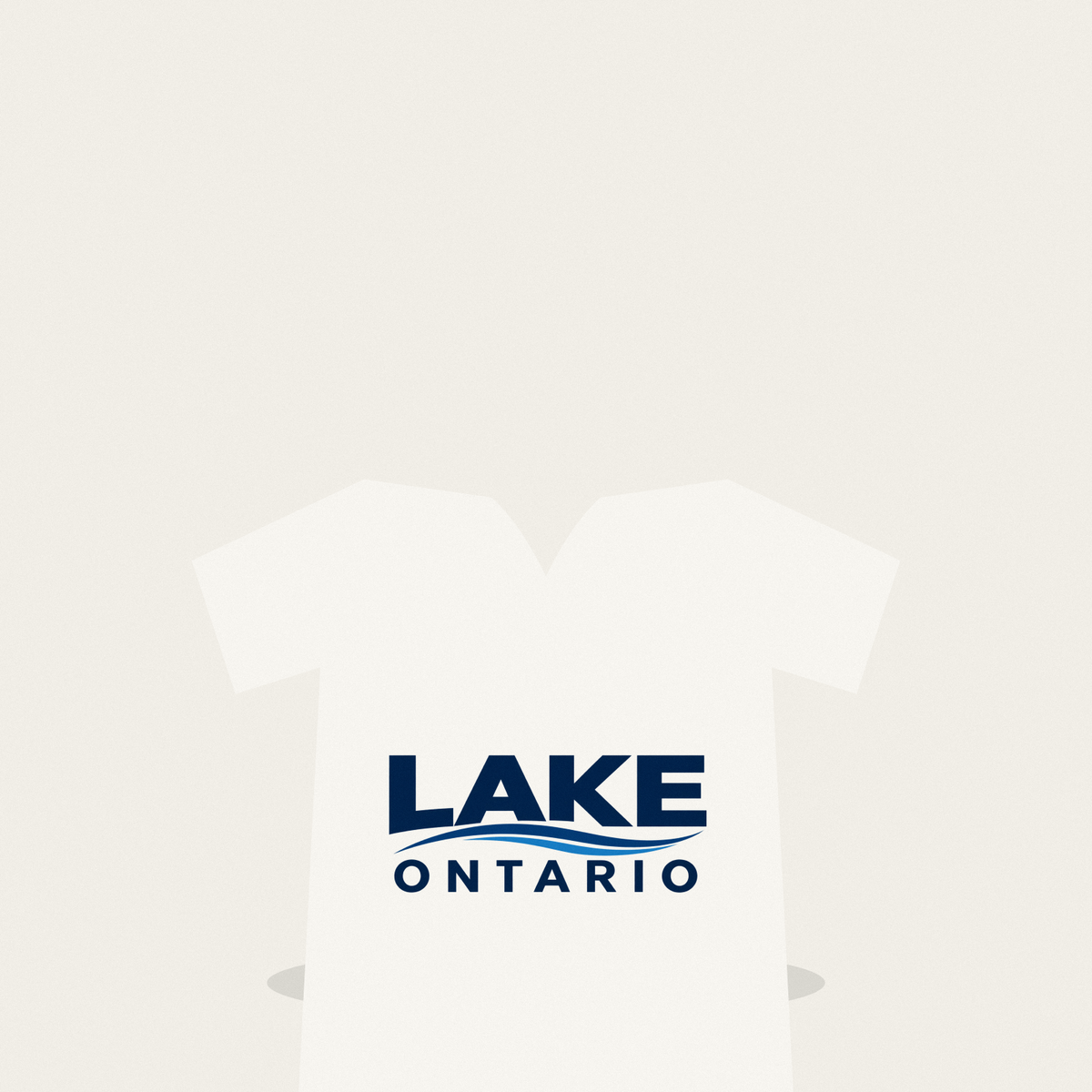 T-shirt Unisexe Lake Ontario — Blanc